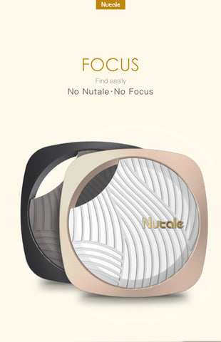 New Nutale Focus Smart tracker, item finders with enhanced 3rd Gen Technologies White/Gold - NutFind