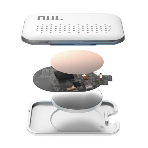 NutMini Smart Tracker - Shell White - NutFind